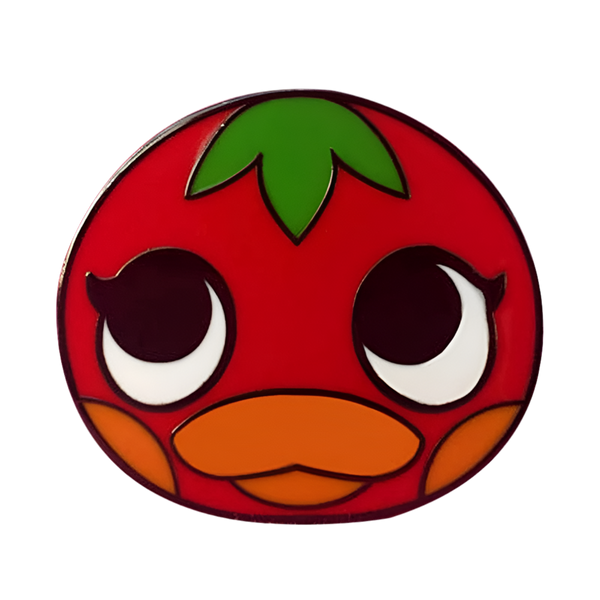 アヒルとトマトのピン