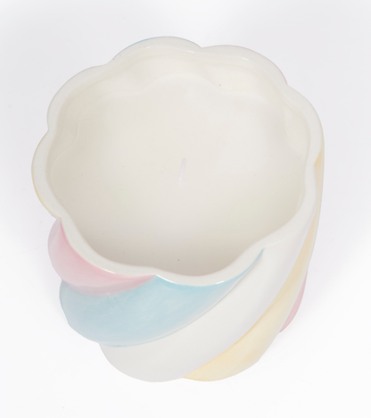 Marshmallow candle