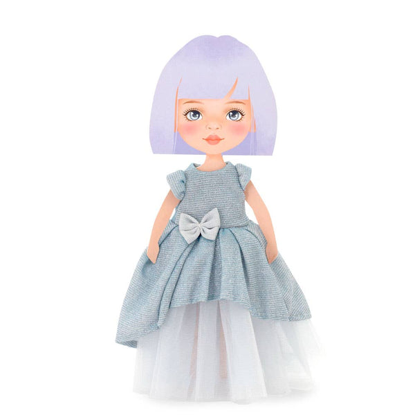 Ensemble de vêtements : robe bleu clair, 28 cm