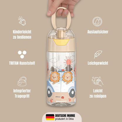 Kids' water bottle, lightweight water bottle - Police Lions