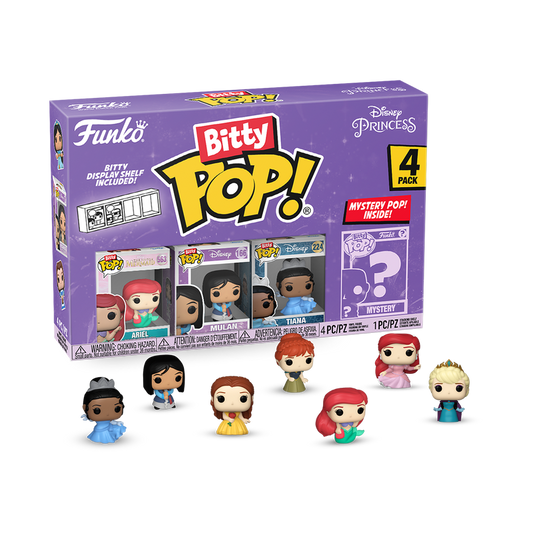 bitty pop disney princess 4 pack series 1