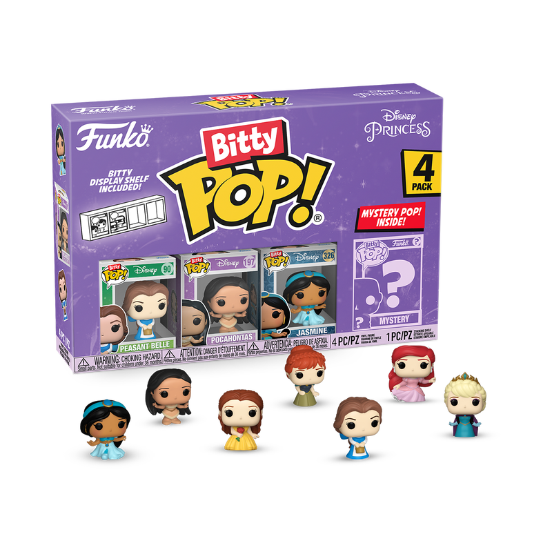 bitty pop disney princess 4 pack series 2