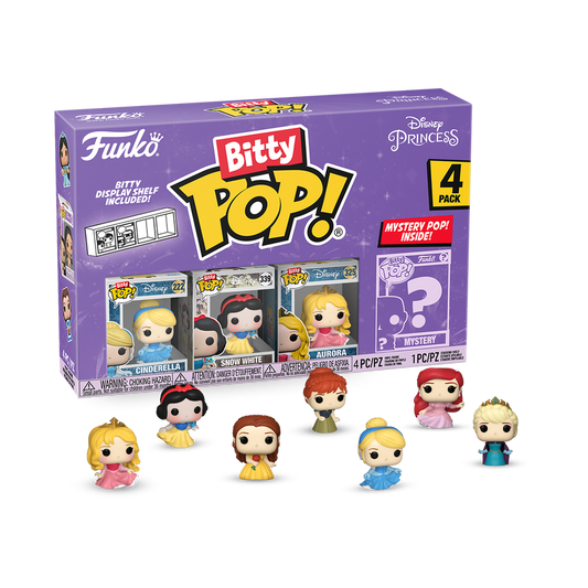 bitty pop disney princess 4 pack series 3