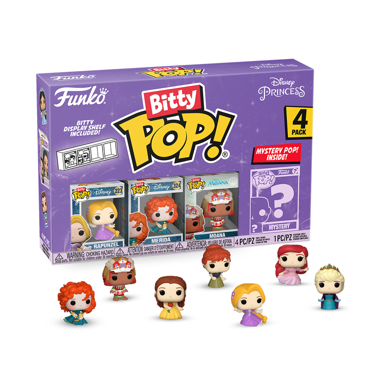 bitty pop disney princess 4 pack series 4