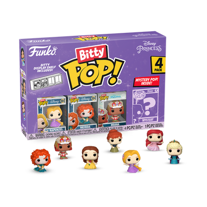 bitty pop disney princess 4 pack series 4