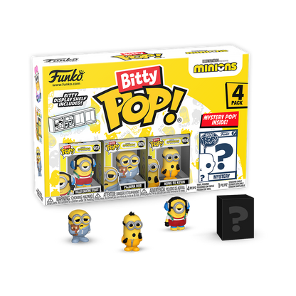 ¡Pequeño pop! PAQUETE de 4 Minions - Serie 3 - RESERVA*