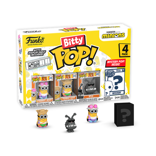 ¡Pequeño pop! Minions 4-PACK - Serie 4 - PRE-ORDEN*