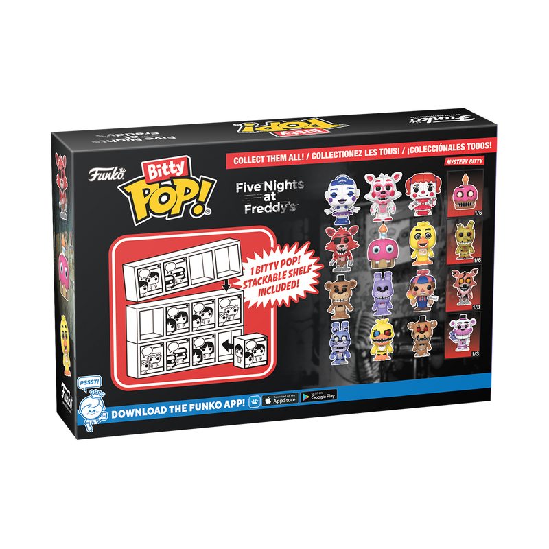 ¡Pop chiquitito! Paquete de 4 de Five Nights at Freddy's Serie 2