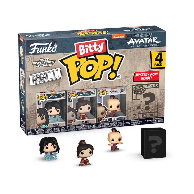 ¡Pop chiquitito! Avatar: la leyenda de Aang, paquete de 4, serie 2