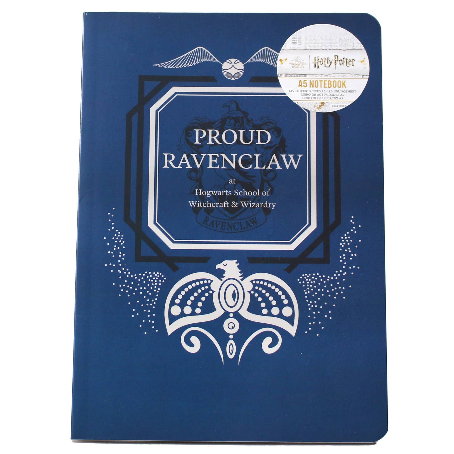 Cuaderno de tapa blanda A5 - Harry Potter (Ravenclaw orgulloso)