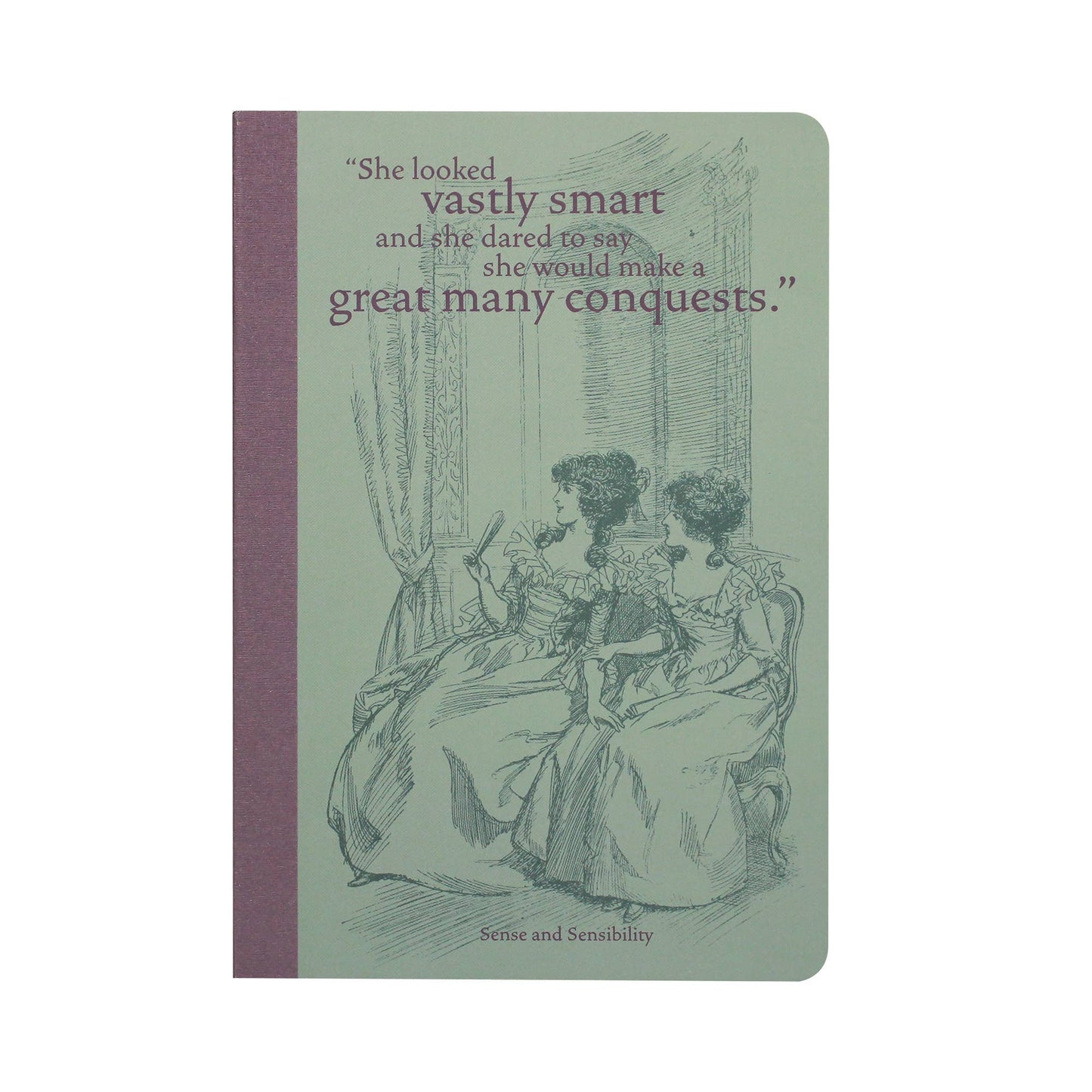 Caderno A5 (capa mole) - Pulteney Press (Jane Austen)