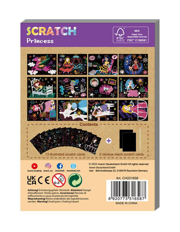 Mini Livro de Raspar - Princesas