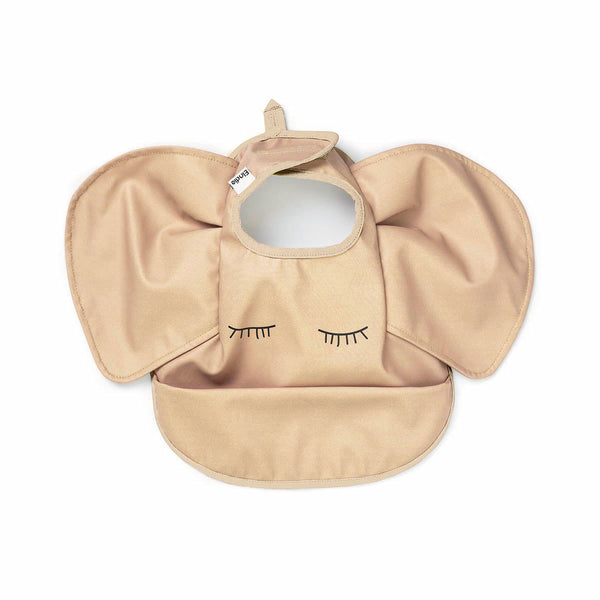 Bavoir Éléphant Pure Khaki