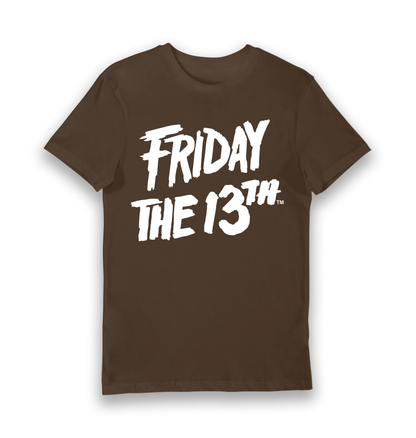 T-shirt adulte Friday the 13th texte géant
