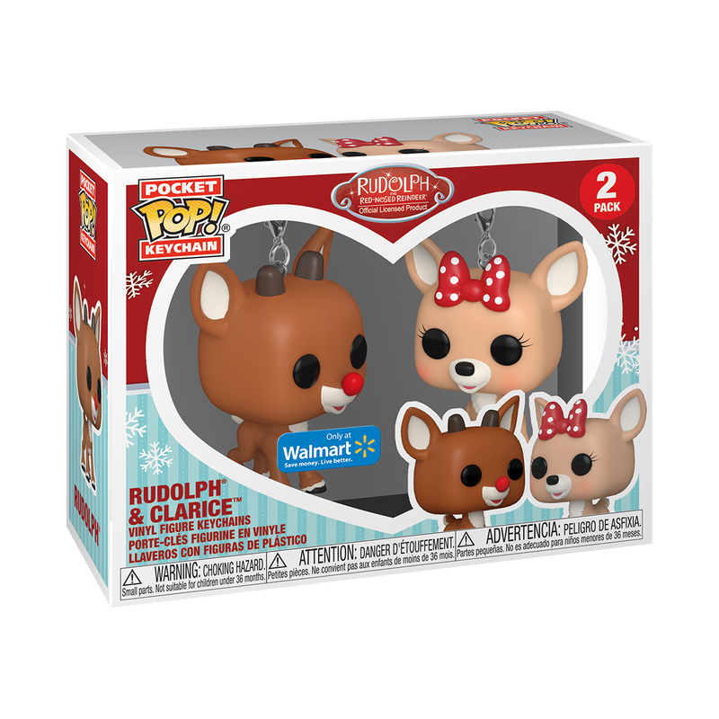 Pop! Keychain Rudolphe & Clarice (SE)