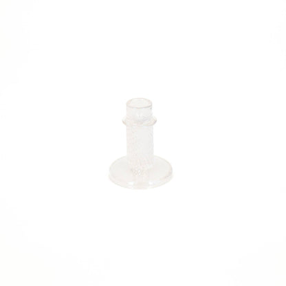 Bougeoir - Verre - Couleur Arc-en-ciel - 8x10cm