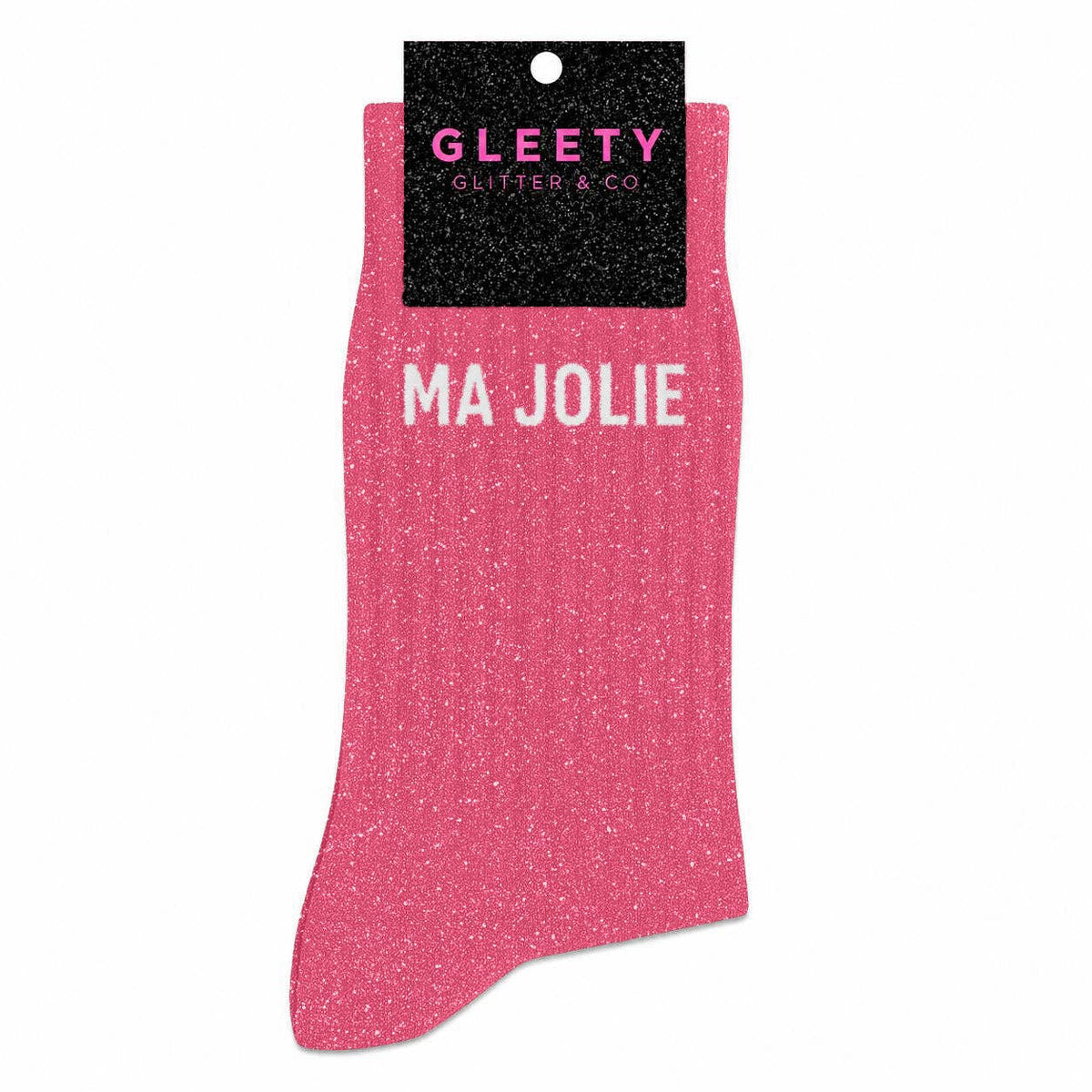 Chaussettes à Paillettes Ma Jolie Rose Bubble