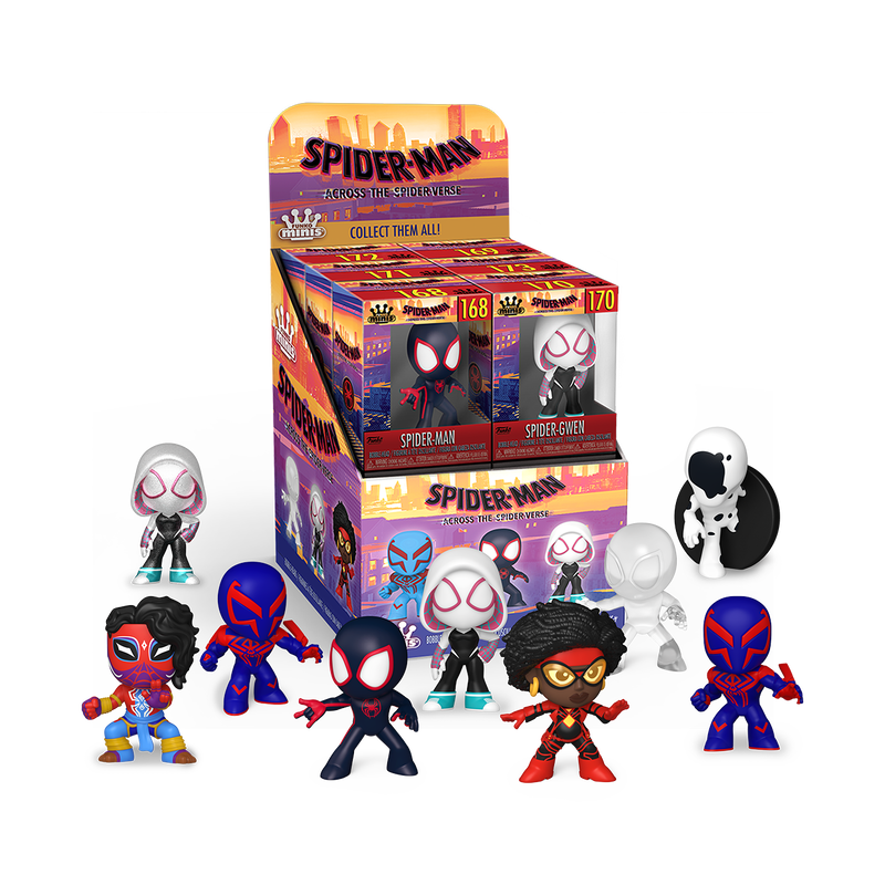 spider man across the spider verse mini vinyl figures