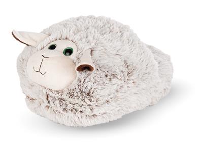 Noxxiez Peluche chauffe-pied: MOUTON GRIS H15xB25xD35cm, peluche, 3+