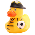 Yellow and Black Football Supporter Duck