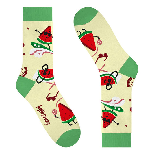Chaussettes Pastèques à la plage