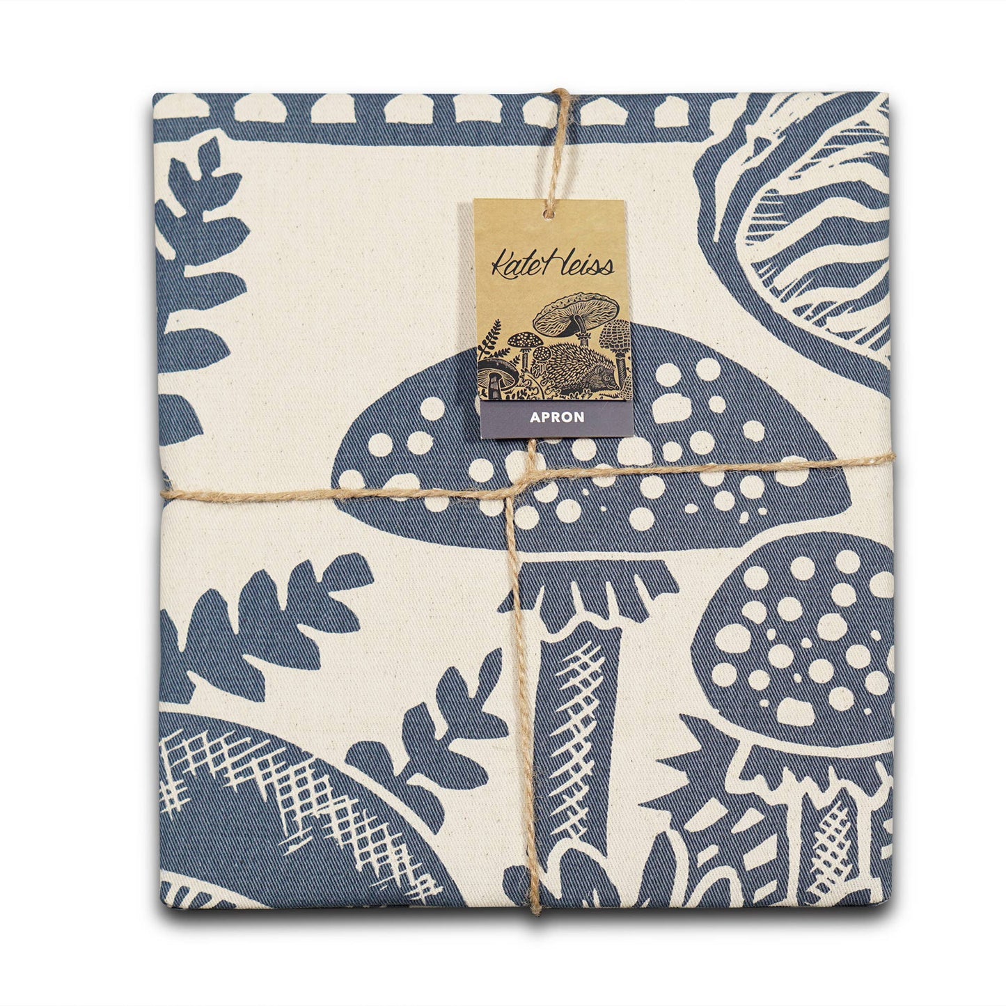Tablier Mushroom Hedgehog - bleu