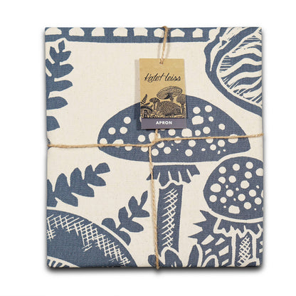 Tablier Mushroom Hedgehog - bleu