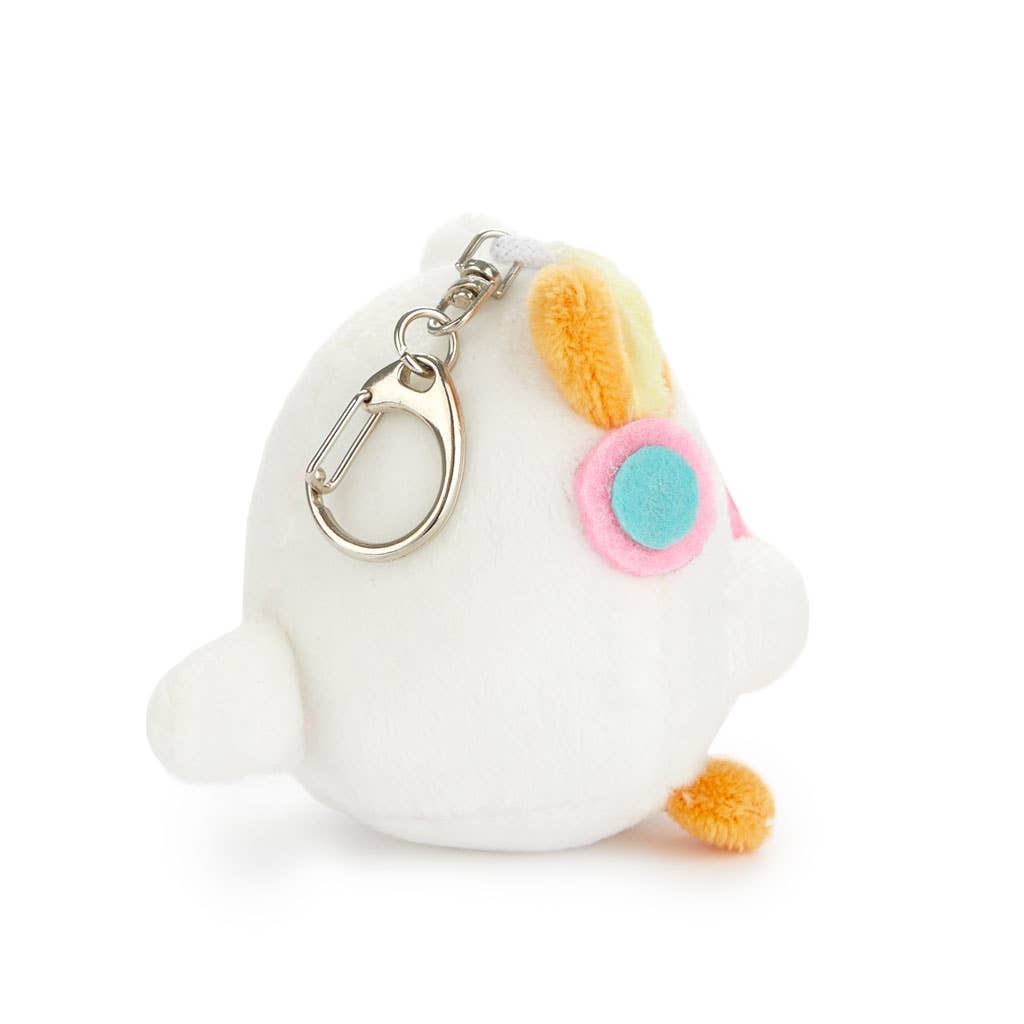 ふわふわ可愛い猫型メロディキーホルダー
