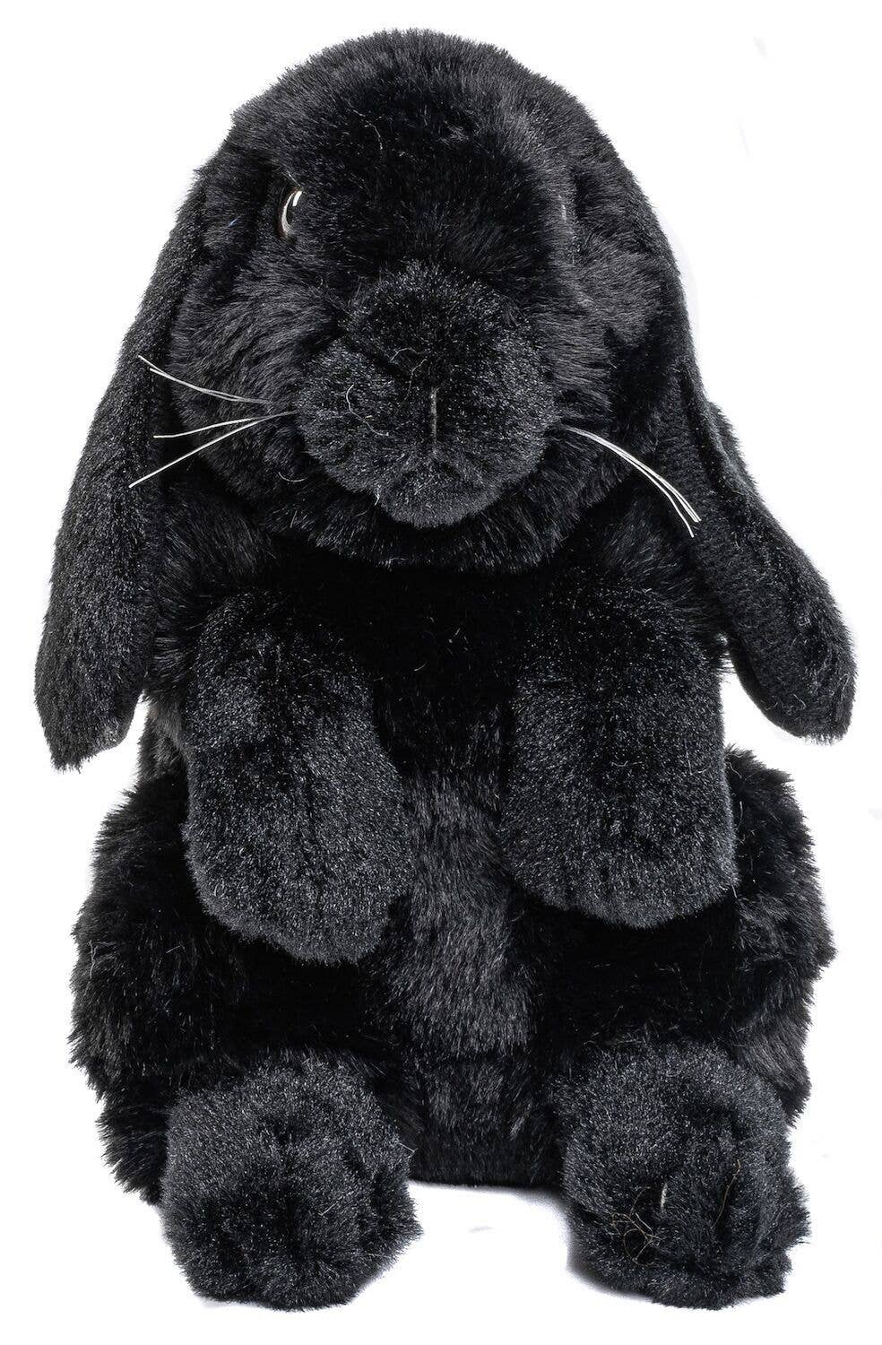 Peluche Lapin Bélier Noir Assis