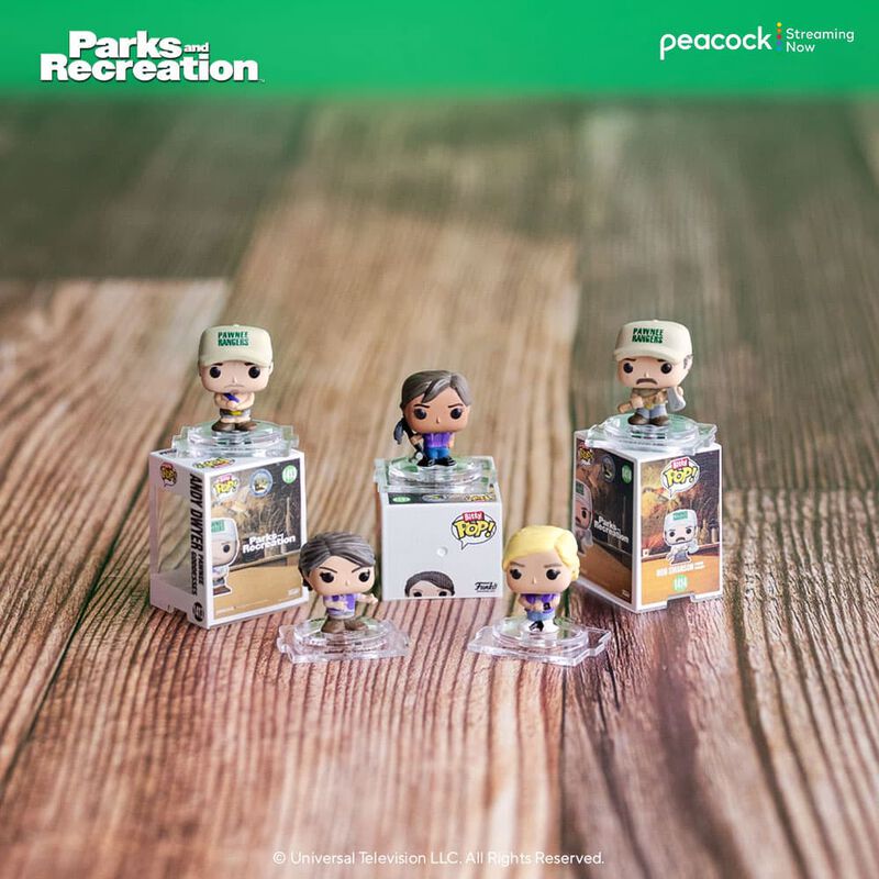 Bitty Pop! Parks and Recreation - Pack de 4 figuras - Série 2