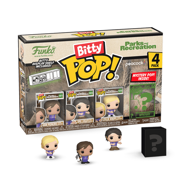 bitty pop parks and recreation 4 pack series 2