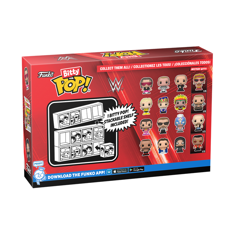 ¡Pop chiquitito! Paquete de 4 WWE Serie 3