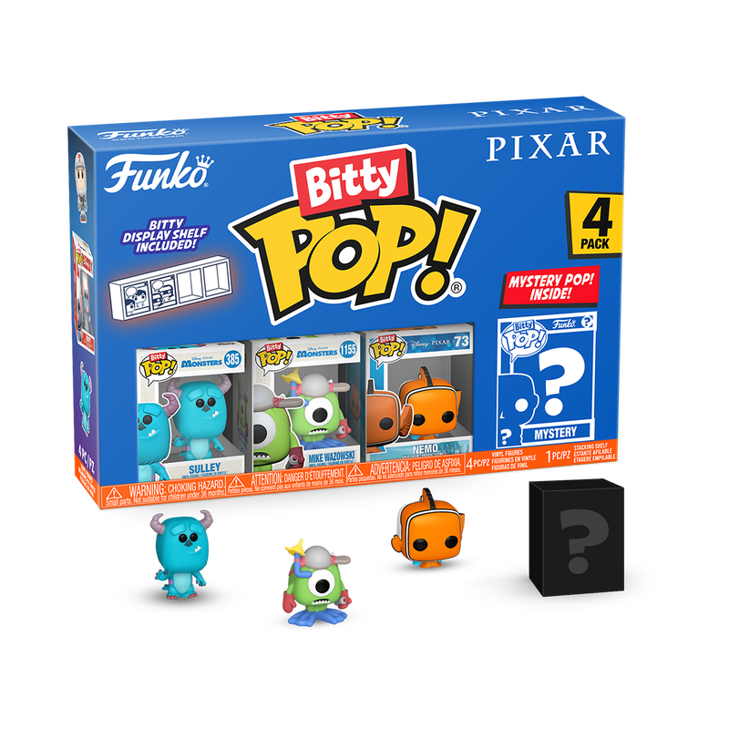 Bitty Pop! Pixar Pack de 4 Figuras Série 2