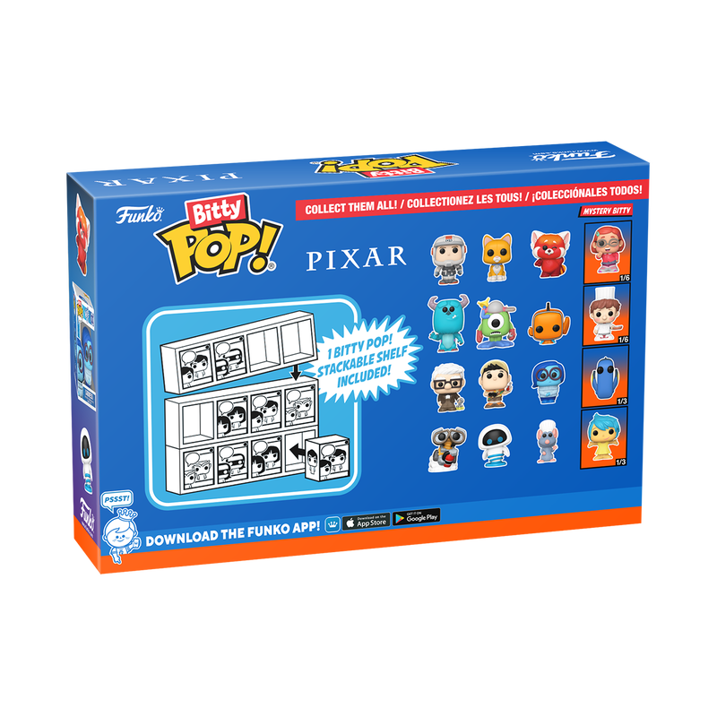 Bitty Pop! Pixar Confezione da 4 Serie 3