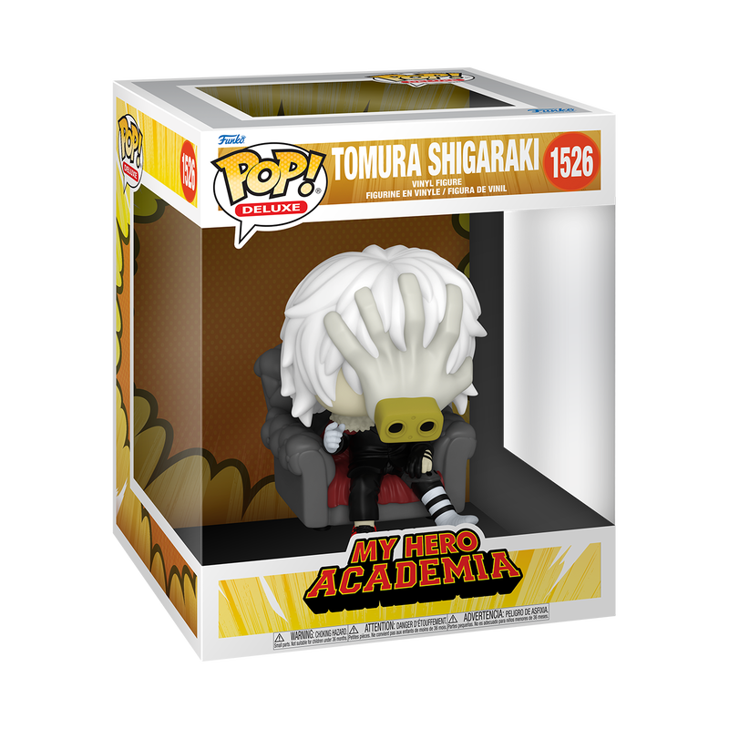 Tomura Shigaraki na cadeira 