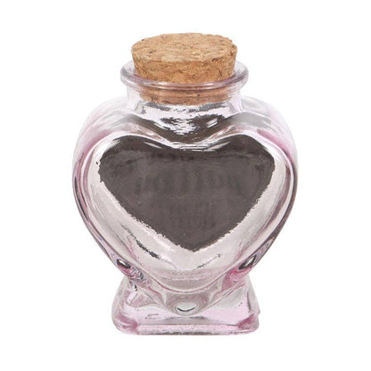 Bouteille décorative en verre en forme de cœur Love Potion