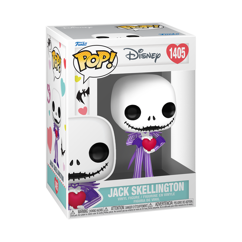 Jack Skellington con el corazón de San Valentín