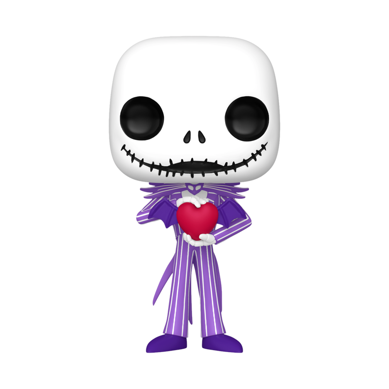 Jack Skellington con el corazón de San Valentín