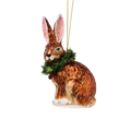クリスマス用ウサギの吊り下げ飾り