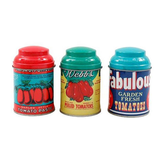 Boîte à épices vintage style tomate de 10 cm