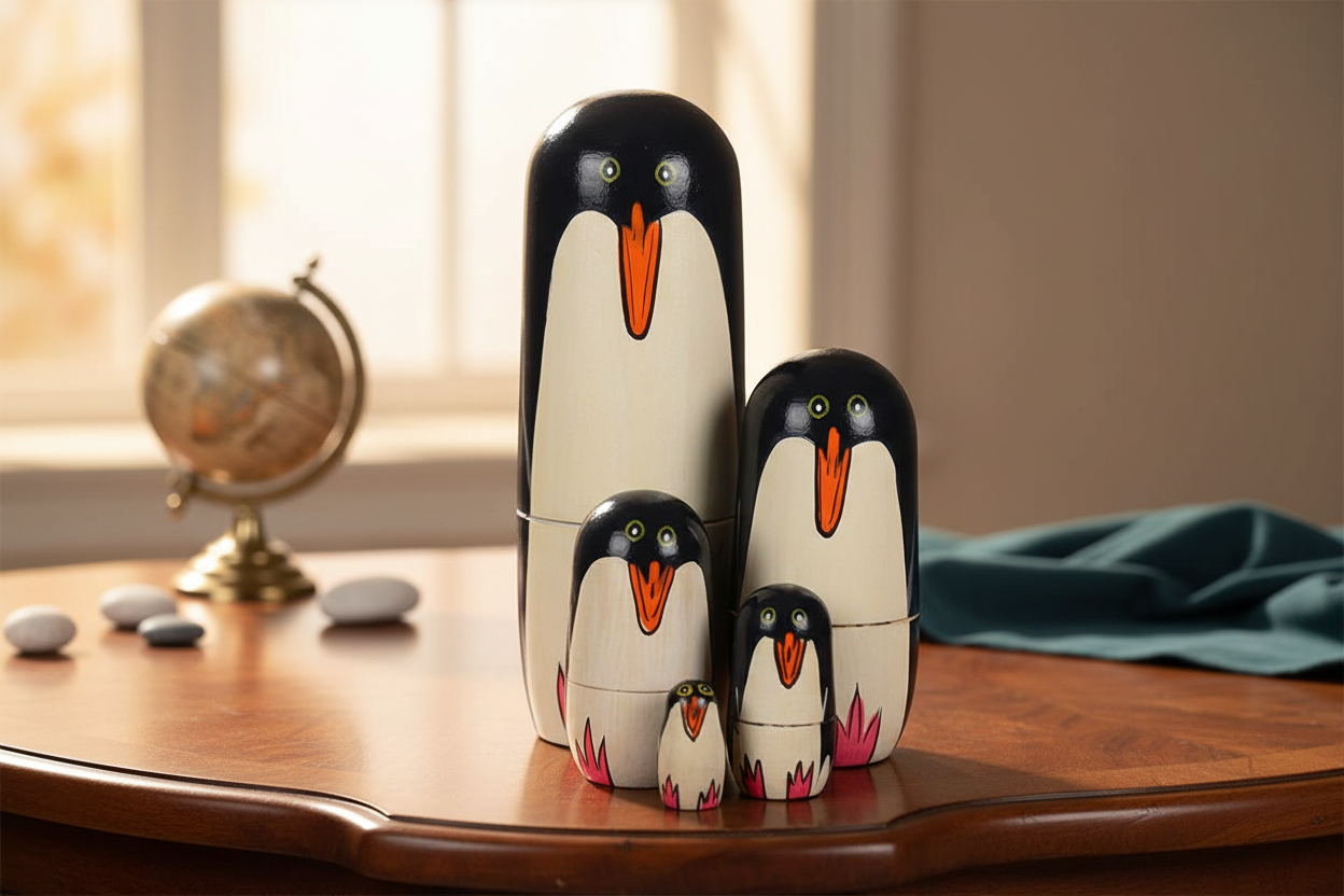 ロシア人形ペンギン
