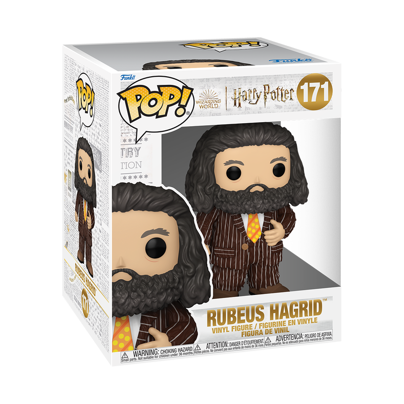 ¡Estallido! Súper Rubeus Hagrid con traje de piel de animal 