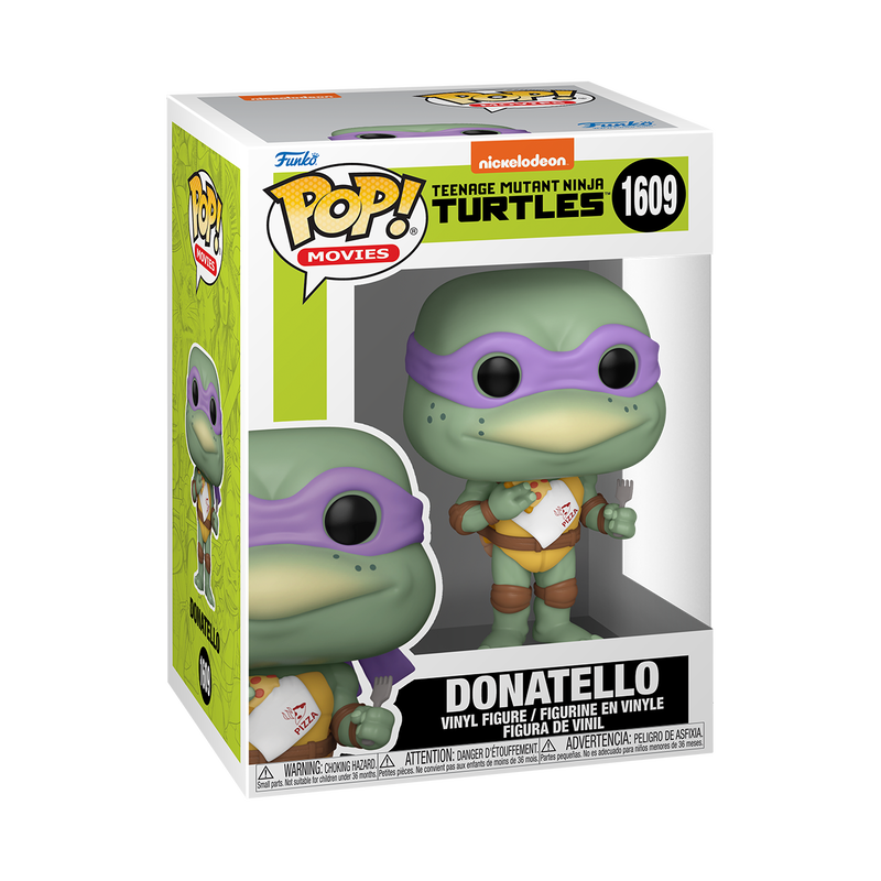 ¡Estallido! Donatello con una porción de pizza 
