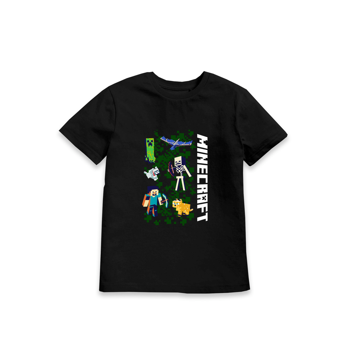 T-shirt enfant Minecraft camouflage