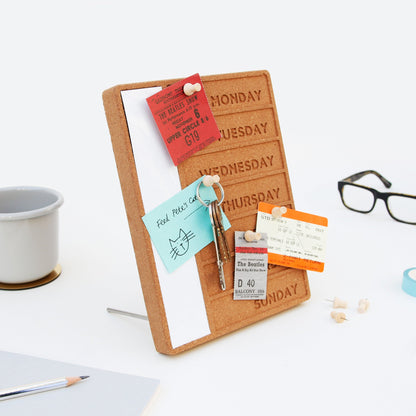 Cork Weekday Planner