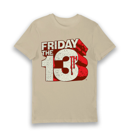 T-shirt adulte Friday the 13th logo géant