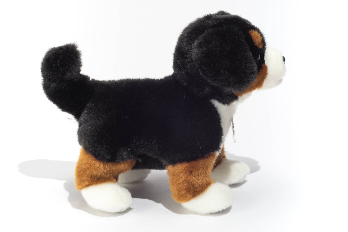 Peluche de cachorro de perro de montaña bernés de pie
