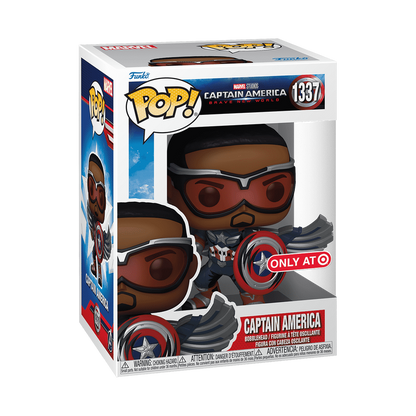 pop captain america sam wilson retro comic deco 1337