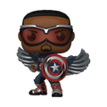 Pop! Captain America (Sam Wilson) (Retro Comic Deco)