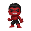 Pop! Super Hulk Vermelho (Decoração Retro de Banda Desenhada)
